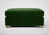 Torino Footstool Smart Velvet Forest / Natural