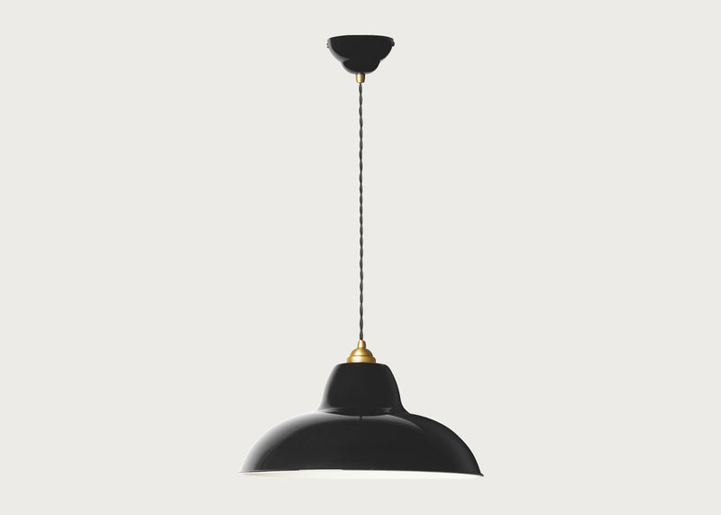 Original 1227 Brass Midi Wide Pendant