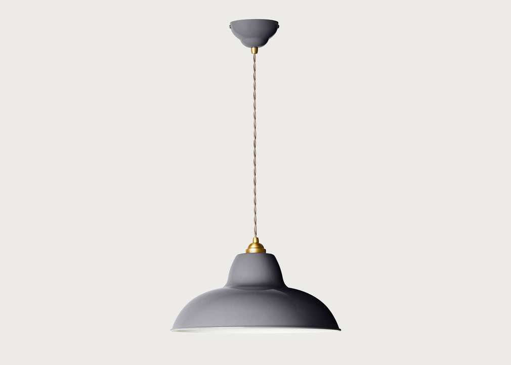 Original 1227 Brass Midi Wide Pendant