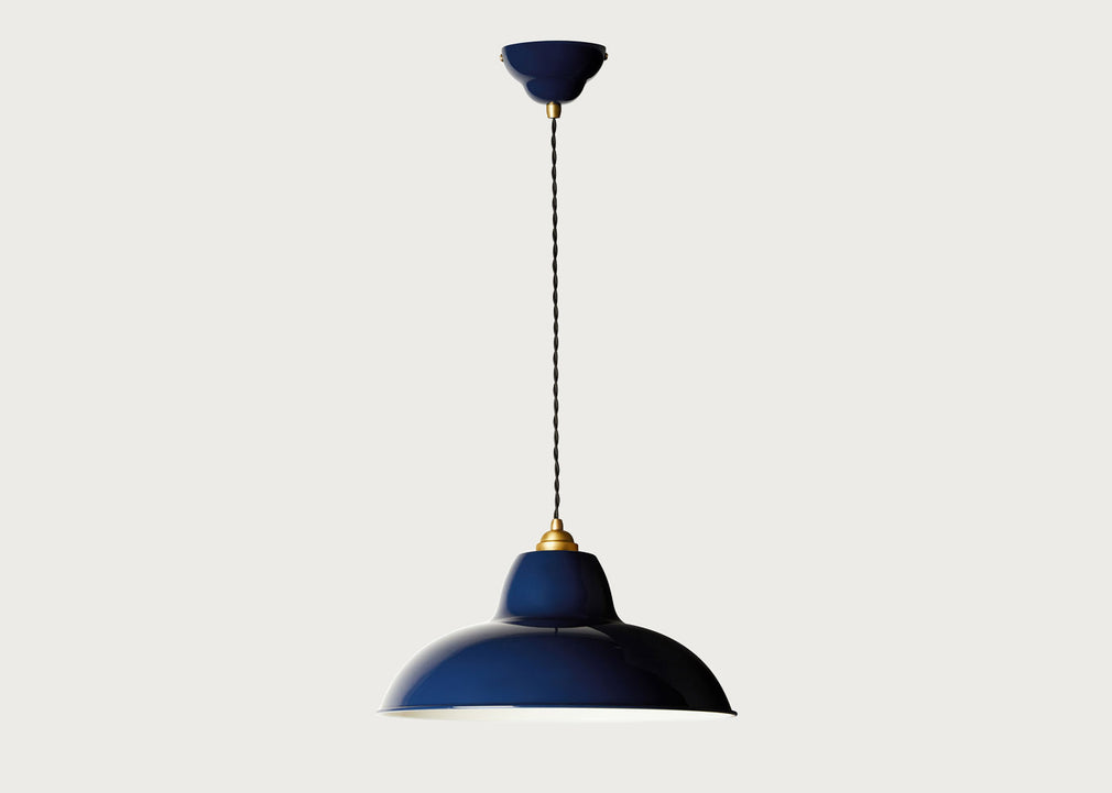 Original 1227 Brass Midi Wide Pendant