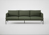 Matera 4 Seater Sofa Loop Boucle Forest / Black