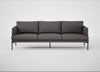 Matera 4 Seater Sofa Loop Boucle Granite / Black