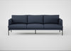Matera 4 Seater Sofa Loop Boucle Navy / Black