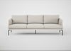 Matera 4 Seater Sofa Loop Boucle Polar / Black
