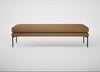 Matera Bench Siena Cotton Clay / Black / 160cm