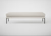 Matera Bench Loop Boucle Polar / Black / 160cm