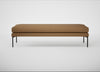 Matera Bench Siena Cotton Clay / Black / 180cm