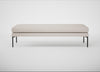 Matera Bench Siena Cotton Natural / Black / 180cm
