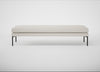 Matera Bench Loop Boucle Polar / Black / 180cm