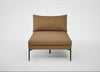 Matera Chaise Lounge Siena Cotton Clay / Black