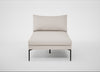 Matera Chaise Lounge Siena Cotton Natural / Black