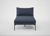 Matera Chaise Lounge Loop Boucle Navy / Black