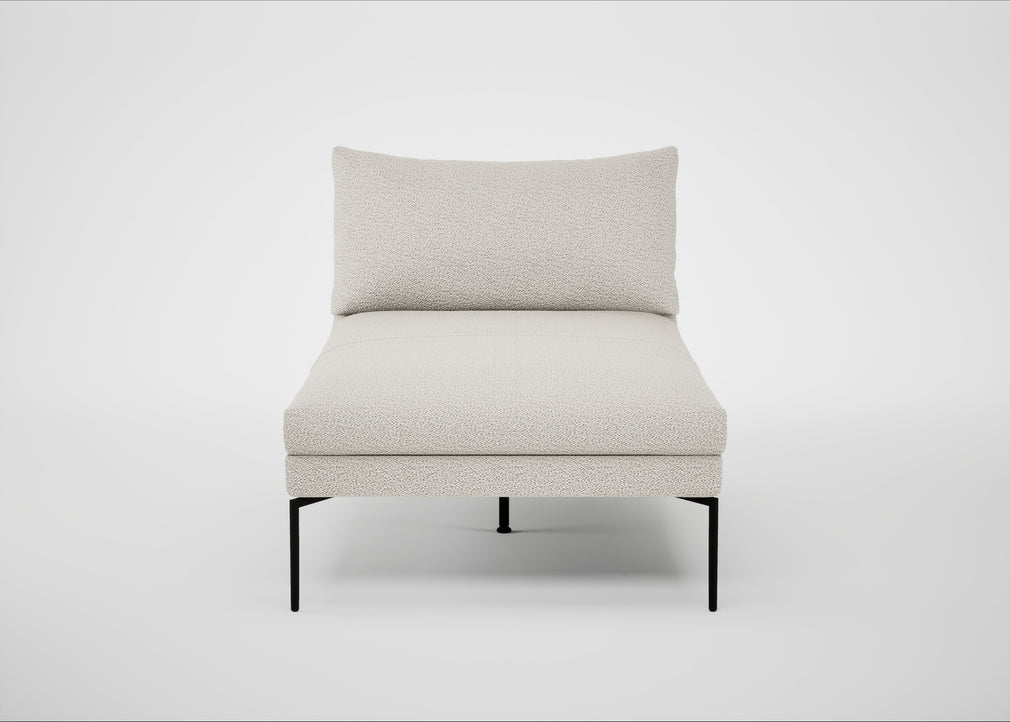 Matera Chaise Lounge Loop Boucle Polar / Black