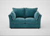 Tailor 2 Seater Sofa Smart Luxe Velvet Airforce Blue / Black