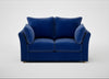 Tailor 2 Seater Sofa Smart Luxe Velvet Azure / Natural