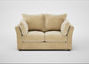 Tailor 2 Seater Sofa Smart Luxe Velvet Biscuit / Black