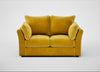 Tailor 2 Seater Sofa Smart Luxe Velvet Canary / Black