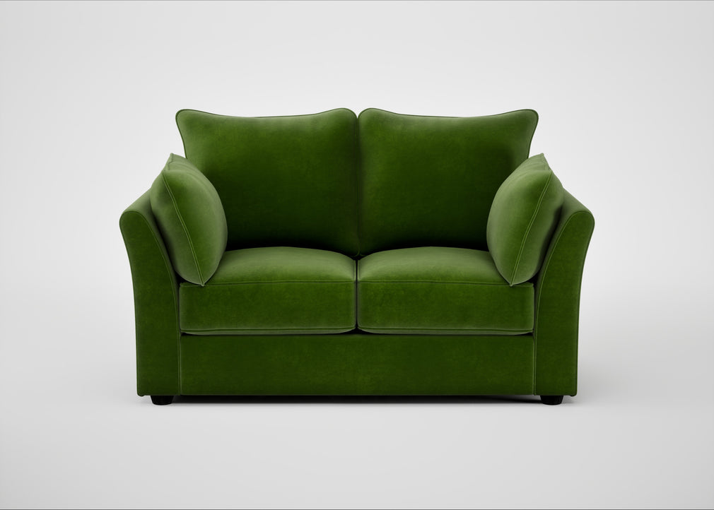 Tailor 2 Seater Sofa Smart Luxe Velvet Grass / Black