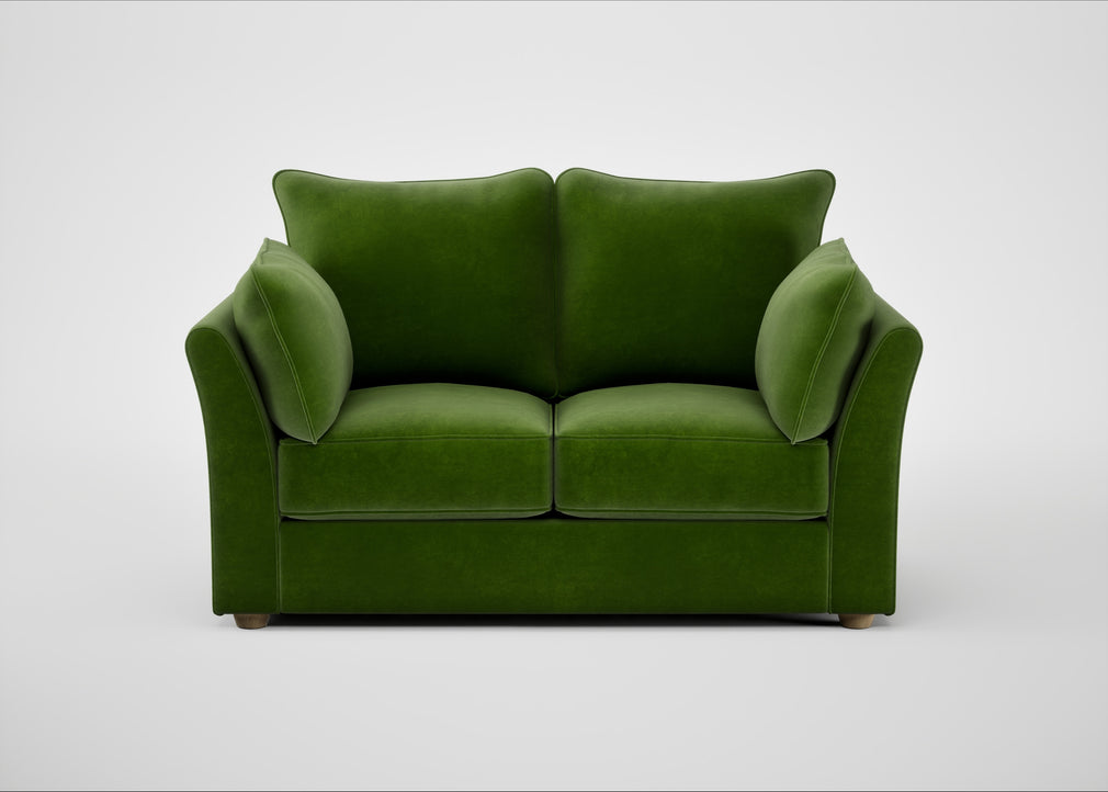 Tailor 2 Seater Sofa Smart Luxe Velvet Grass / Natural