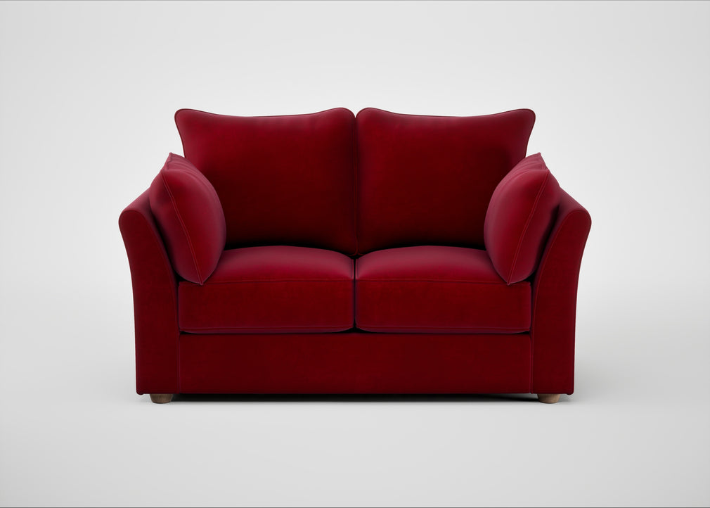 Tailor 2 Seater Sofa Smart Luxe Velvet Mulberry / Natural