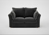 Tailor 2 Seater Sofa Smart Luxe Velvet Nickel / Natural