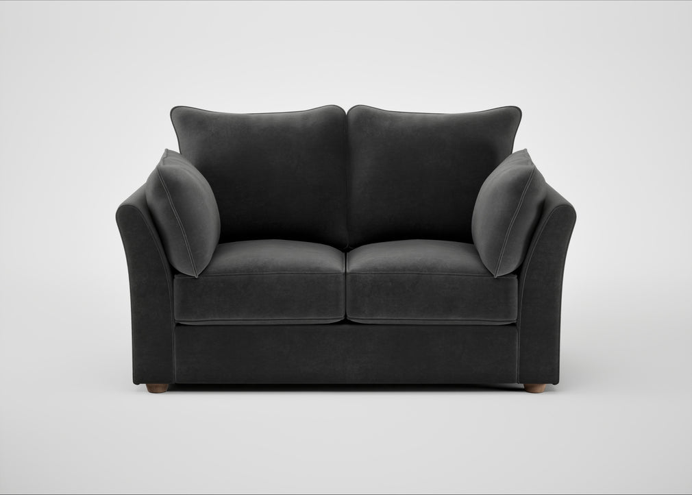 Tailor 2 Seater Sofa Smart Luxe Velvet Nickel / Natural