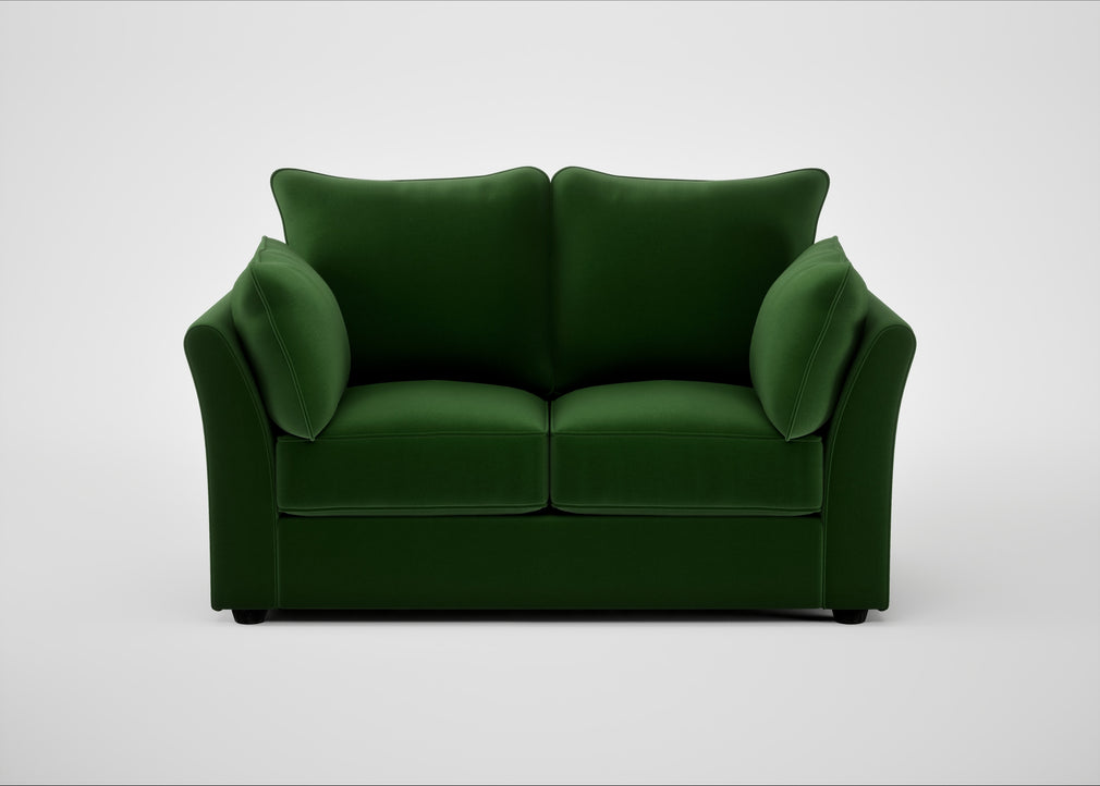 Tailor 2 Seater Sofa Smart Velvet Forest / Black