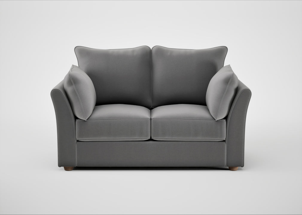 Tailor 2 Seater Sofa Smart Velvet Mercury / Natural
