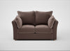 Tailor 2 Seater Sofa Smart Velvet Mouse / Natural