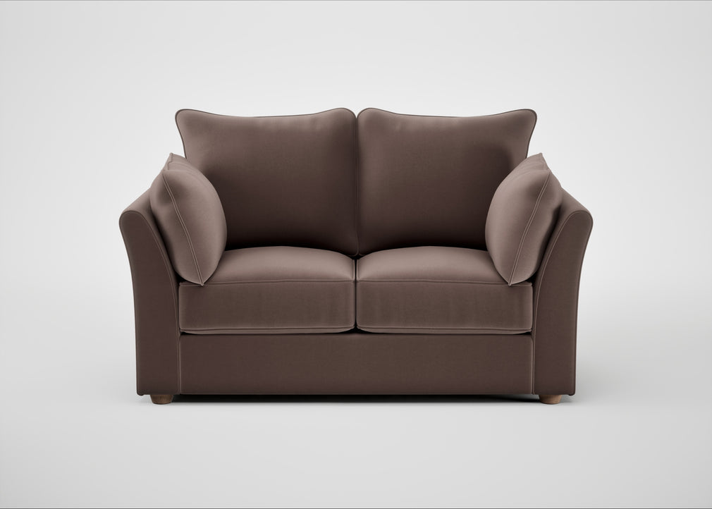 Tailor 2 Seater Sofa Smart Velvet Mouse / Natural