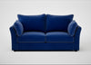 Tailor 3 Seater Sofa Smart Luxe Velvet Azure / Black