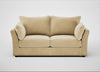 Tailor 3 Seater Sofa Smart Luxe Velvet Biscuit / Black