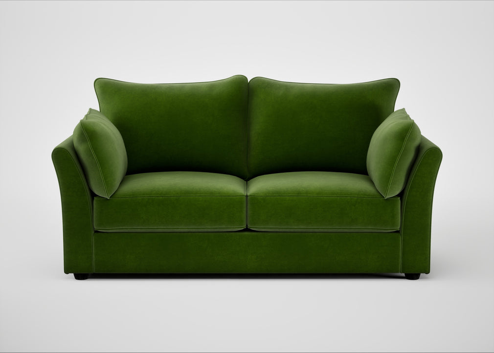 Tailor 3 Seater Sofa Smart Luxe Velvet Grass / Black