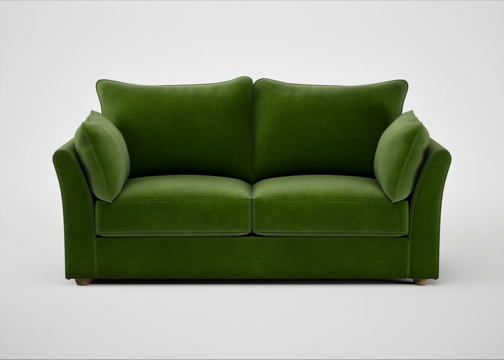 Tailor 3 Seater Sofa Smart Luxe Velvet Grass / Natural