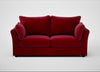 Tailor 3 Seater Sofa Smart Luxe Velvet Mulberry / Black