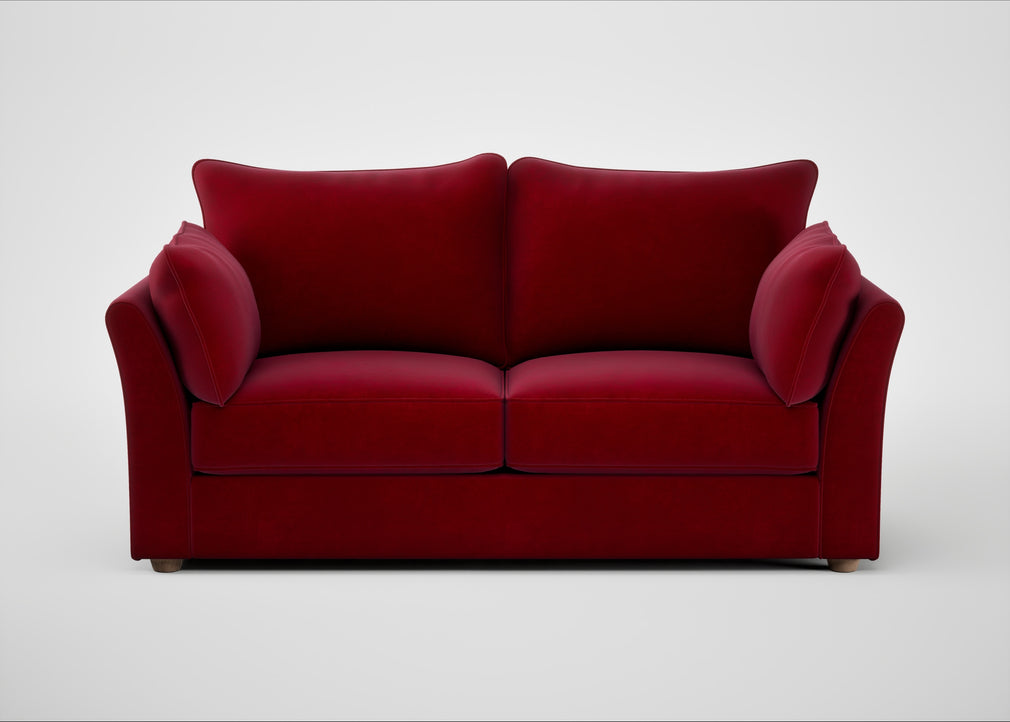 Tailor 3 Seater Sofa Smart Luxe Velvet Mulberry / Natural