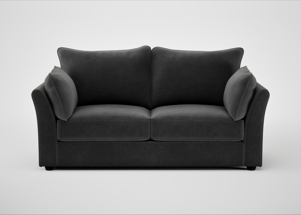 Tailor 3 Seater Sofa Smart Luxe Velvet Nickel / Black