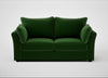 Tailor 3 Seater Sofa Smart Velvet Forest / Black