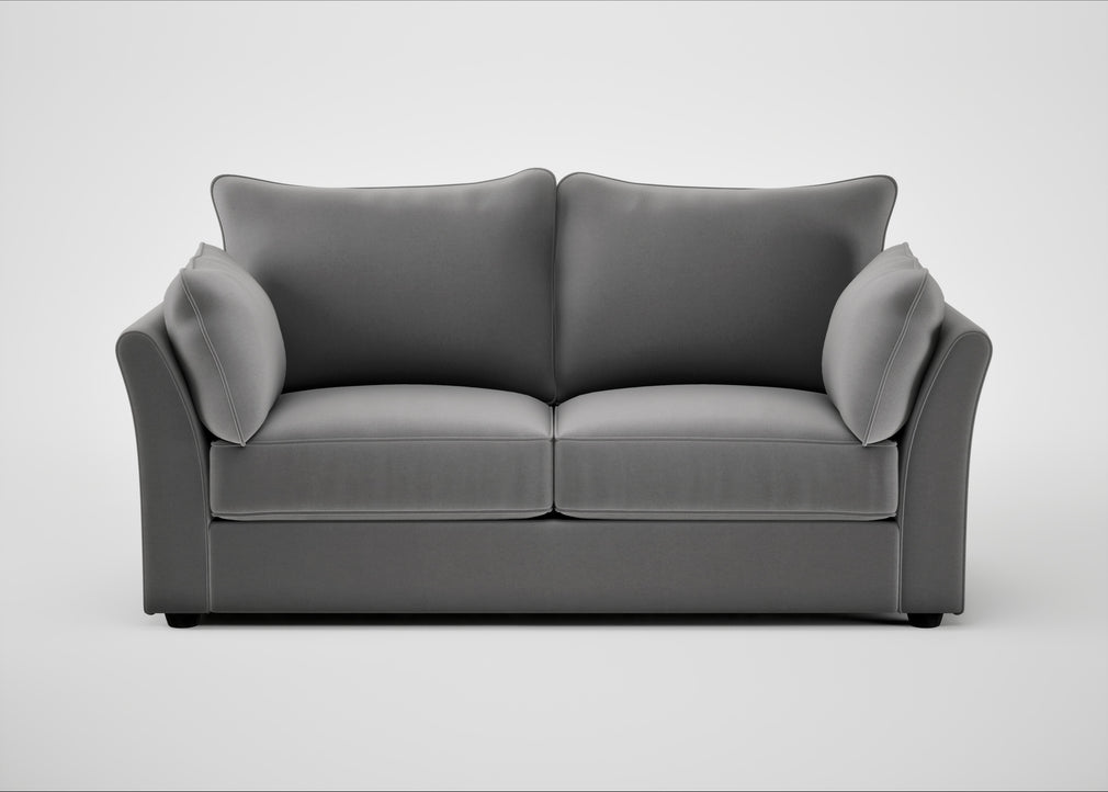 Tailor 3 Seater Sofa Smart Velvet Mercury / Black