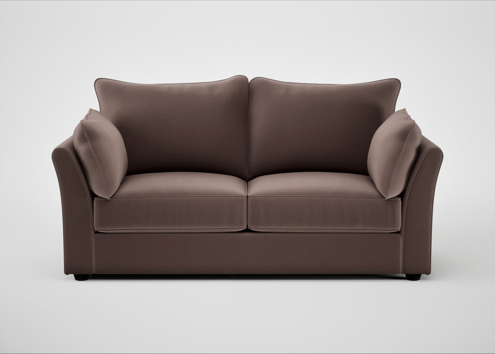Tailor 3 Seater Sofa Smart Velvet Mouse / Black