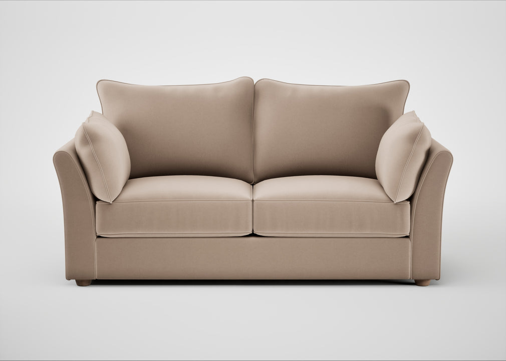 Tailor 3 Seater Sofa Smart Velvet Pebble / Natural