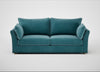 Tailor 4 Seater Sofa Smart Luxe Velvet Airforce Blue / Natural