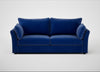 Tailor 4 Seater Sofa Smart Luxe Velvet Azure / Black