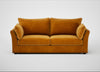 Tailor 4 Seater Sofa Smart Luxe Velvet Cognac / Black