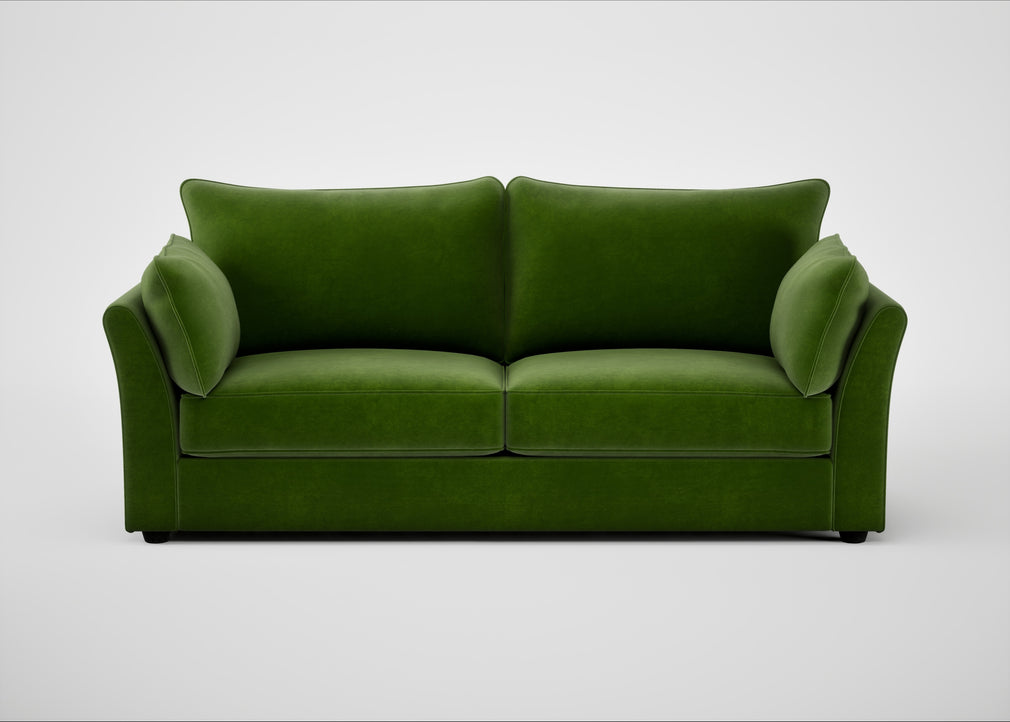 Tailor 4 Seater Sofa Smart Luxe Velvet Grass / Black