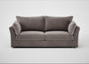 Tailor 4 Seater Sofa Smart Luxe Velvet Mushroom / Natural