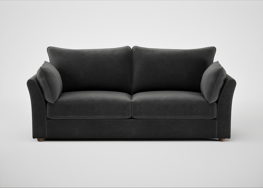 Tailor 4 Seater Sofa Smart Luxe Velvet Nickel / Natural