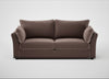 Tailor 4 Seater Sofa Smart Velvet Mouse / Black