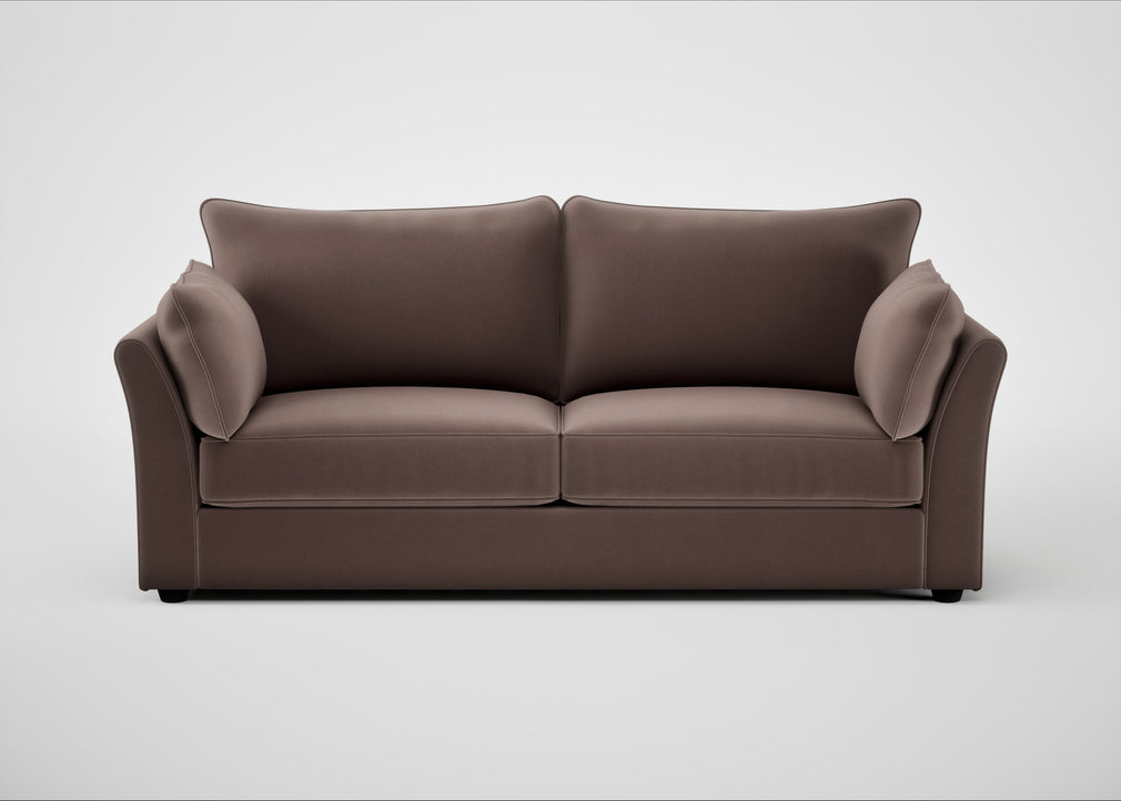 Tailor 4 Seater Sofa Smart Velvet Mouse / Black