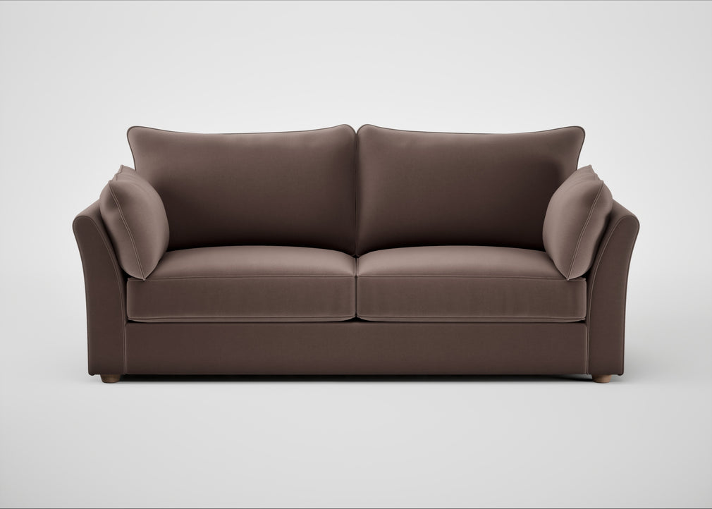 Tailor 4 Seater Sofa Smart Velvet Mouse / Natural